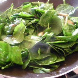 Spinach & Mushrooms recipe