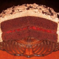 Black Forest Cake With Chocolate-Almond Mousse Frosting recipe
