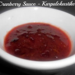 Cranberry Sauce - Karpalokastike recipe