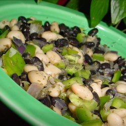 White & Black Bean Salad recipe
