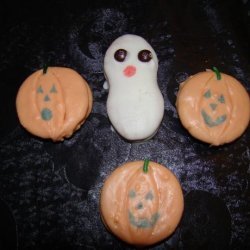 Cute Non-Pumpkin Jack O' Lantern Cookies recipe