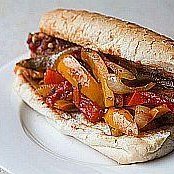 Grilled Sausage and Peppers Hoagie recipe