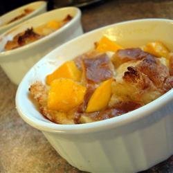 Mango Cardamom Bread Pudding recipe