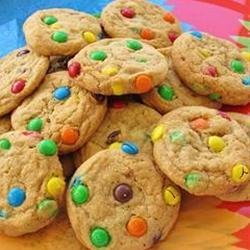 Candy-Coated Milk Chocolate Pieces Party Cookies recipe