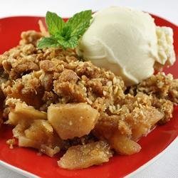 Apple Crisp with Oat Topping recipe