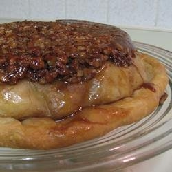 Upside-Down Apple Pecan Pie recipe