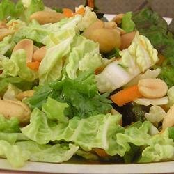 Napa Cabbage Salad with Lemon-Pistachio Vinaigrette recipe