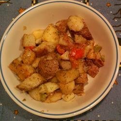 Roasted Potato Salad with Vinaigrette recipe
