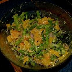 Roasted Asparagus and Yellow Pepper Salad recipe