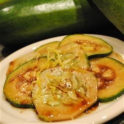 Lemon Zucchini and Cucumber Salad recipe