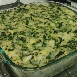 Potato Spinach Casserole recipe