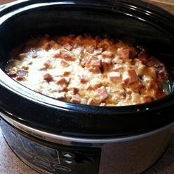 Slow Cooker Ham and Scalloped Potatoes recipe