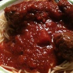 Quick Spaghetti Sauce recipe