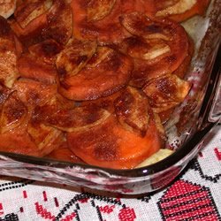 Scalloped Sweet Potatoes and Apples recipe