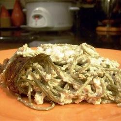 Spinach Noodle Casserole recipe