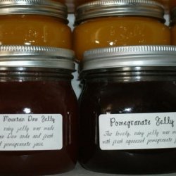 Pomegranate Mountain Dew Jelly recipe