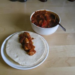 Chicken With Rio Grande Sauce in Tortillas recipe