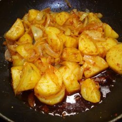 Sri Lankan   Ala Badun ( Potatoes and Onions) recipe