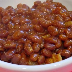 Quick Baked Beans with Bacon recipe