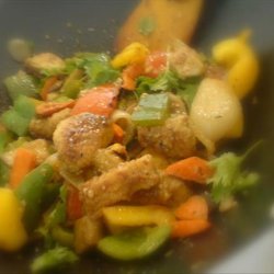 Tempura Fish Stir-Fry With Assorted Peppers recipe