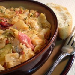 Tomato and Cabbage Fricassee recipe