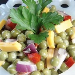 Mom's Pea Salad recipe
