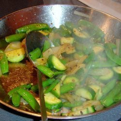 Quick Sauteed Curry Style Vegetables recipe