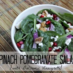Pomegranate Spinach Salad recipe