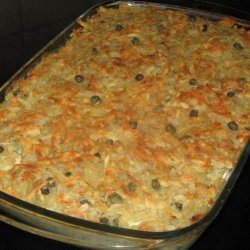 Seafood Pie With a Caper Rosti Topping recipe