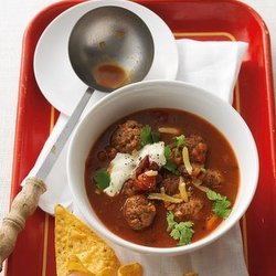 Mexican Meatball Soup recipe
