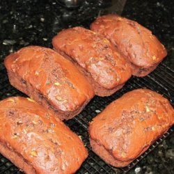 Chocolate Chocolate Chocolate Loaves (Amish Starter) recipe