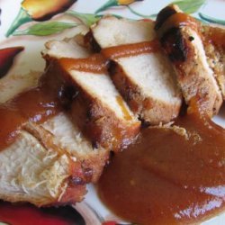 Juicy Grilled Glazed Autumn Chicken With Apple Pumpkin Sauce recipe