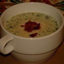 Spinach Cheese Soup recipe