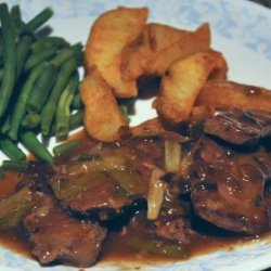 Venison With Plums and Calvados recipe