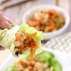 Asian Chicken Lettuce Wraps recipe