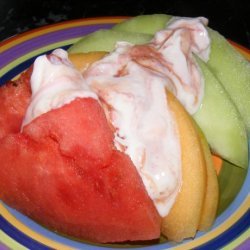 Melon Trio With  Lime & Yogurt (21 Day Wonder Diet : Day 1 ) recipe