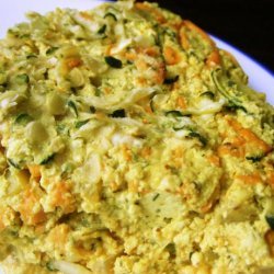 Zucchini, Potato, and Dill Frittata - Vegan recipe