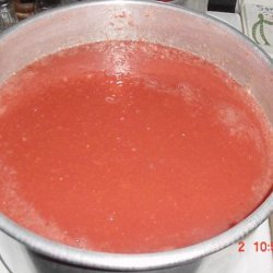 Canned Roma Tomato Sauce recipe