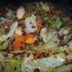 Quinoa, Cabbage and Sweet Potato recipe
