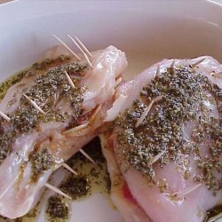 Grilled Asiago/Red Pepper/Roasted Garlic Stuffed Chicken Breasts recipe