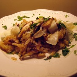 Mushroom Risotto With Dried Porcini and Shiitake Mushrooms recipe