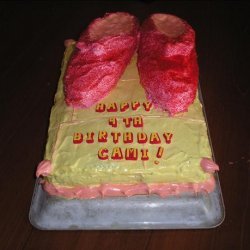 Cake - Dorothy's Ruby Slippers recipe