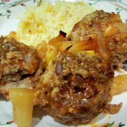 Jenny's Barbecued Meatballs recipe