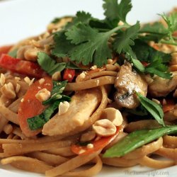 Peanut Noodles With Chicken recipe