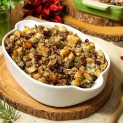 Cranberry, Sausage and Apple Stuffing recipe