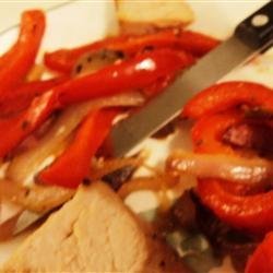 Caramelized Red Bell Peppers and Onions recipe