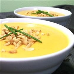 Creamy Sweet Potato With Ginger Soup recipe