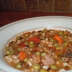 Beef and Lentil Soup recipe