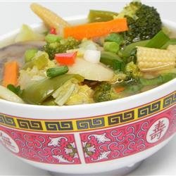 Chinese Chicken Vegetable Soup recipe