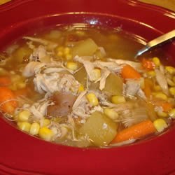 Leftover Roast Chicken Soup recipe